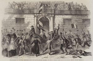 The Release of Political Prisoners from the Castellamare, Palermo, on 19 June by Frank Vizetelly